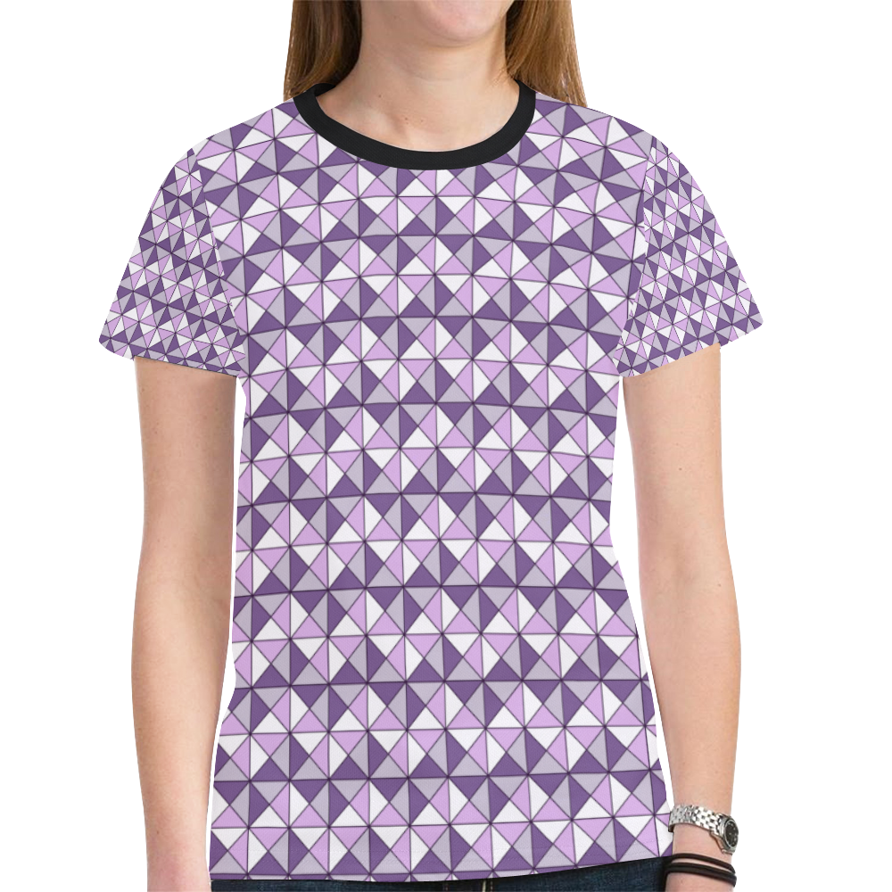 geometry New All Over Print T-shirt for Women (Model T45)