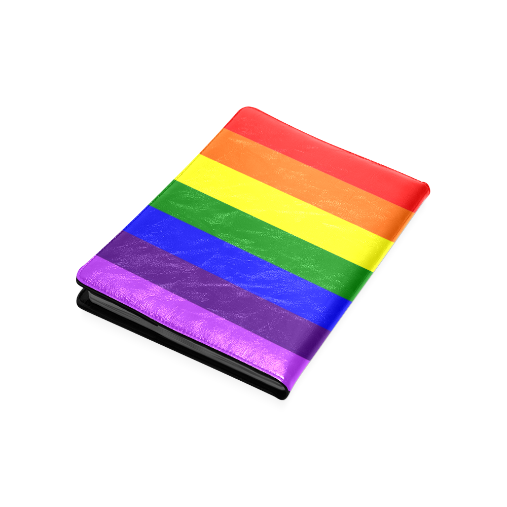 Rainbow Flag (Gay Pride - LGBTQIA+) Custom NoteBook B5
