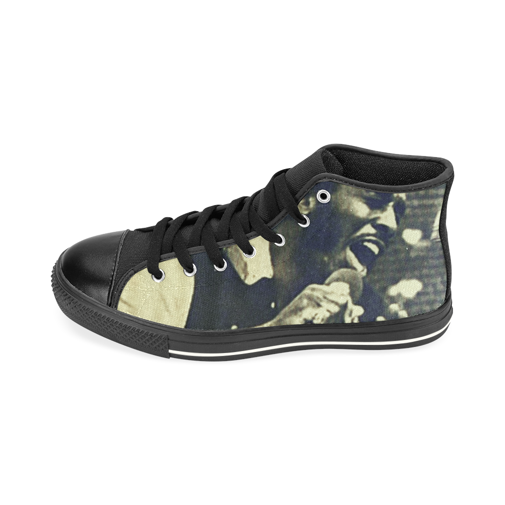 William Bell Wattstax High Top Canvas Women's Shoes/Large Size (Model 017)