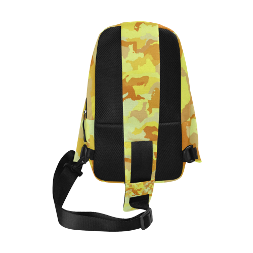 camouflage yellow Chest Bag (Model 1678)