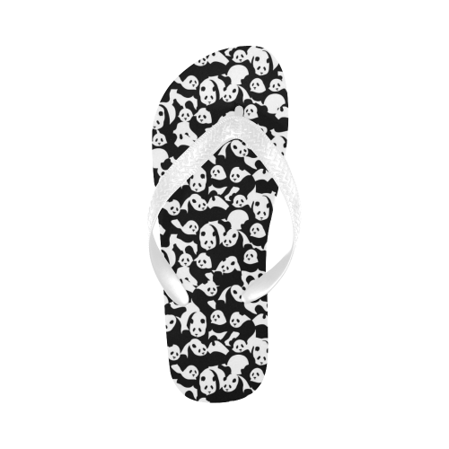 Panda Pattern Flip Flops for Men/Women (Model 040)