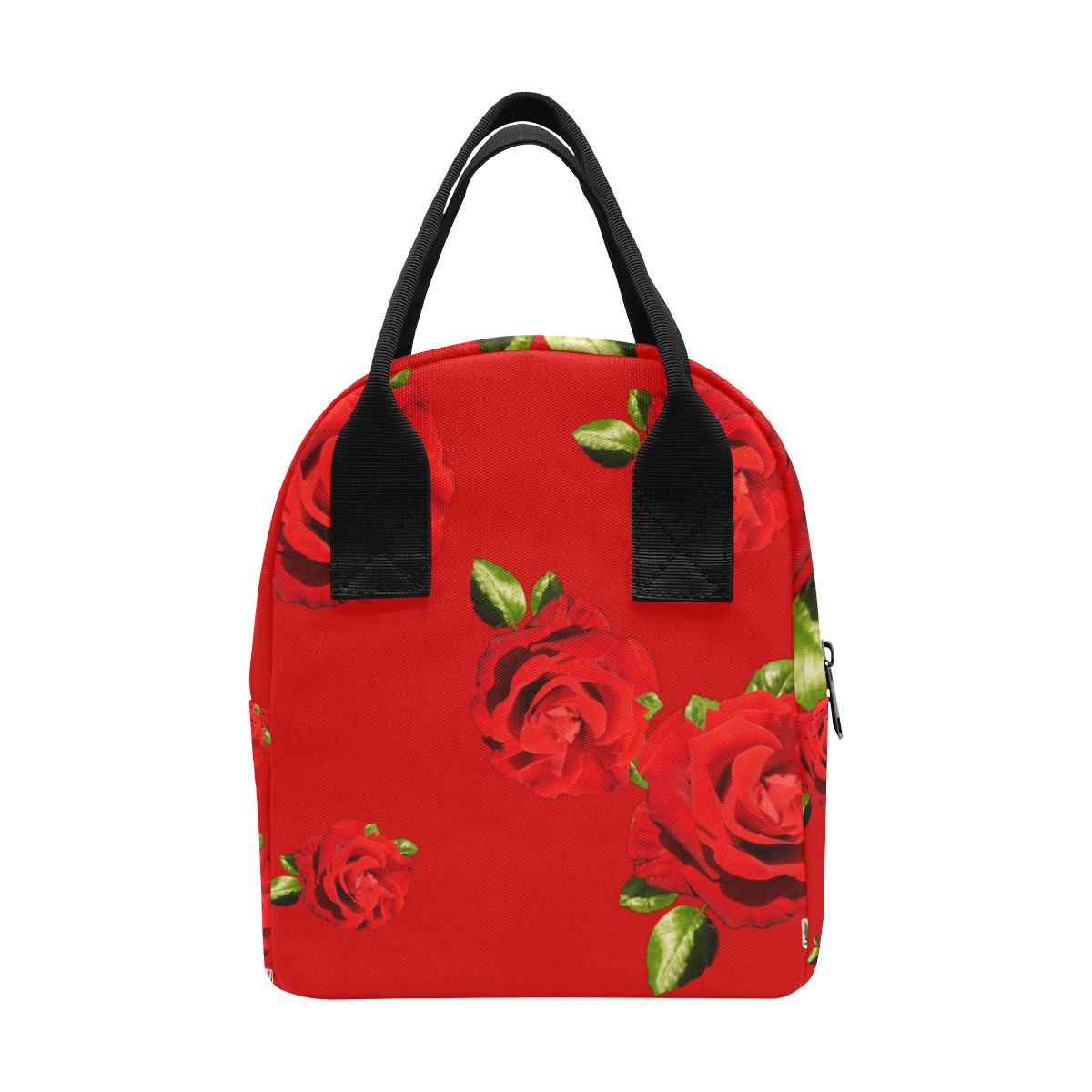 Fairlings Delight's Floral Luxury Collection- Red Rose Zipper Lunch Bag 53086b2 Zipper Lunch Bag (Model 1689)