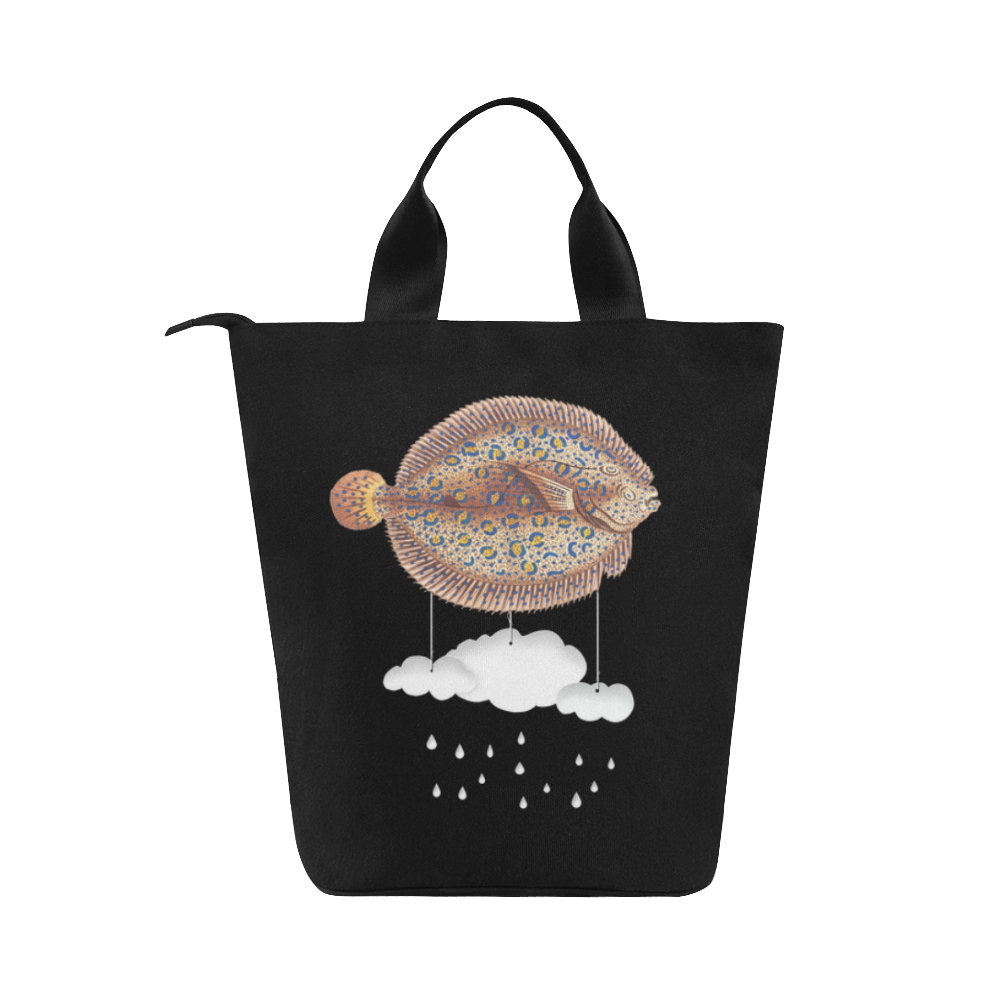 The Cloud Fish Surreal Nylon Lunch Tote Bag (Model 1670)