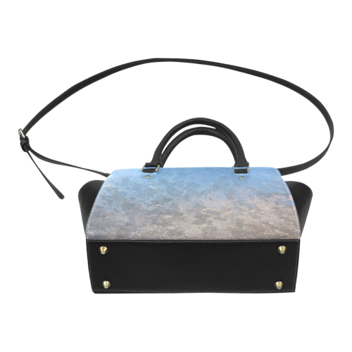 Frosted Windowpane Classic Shoulder Handbag (Model 1653)