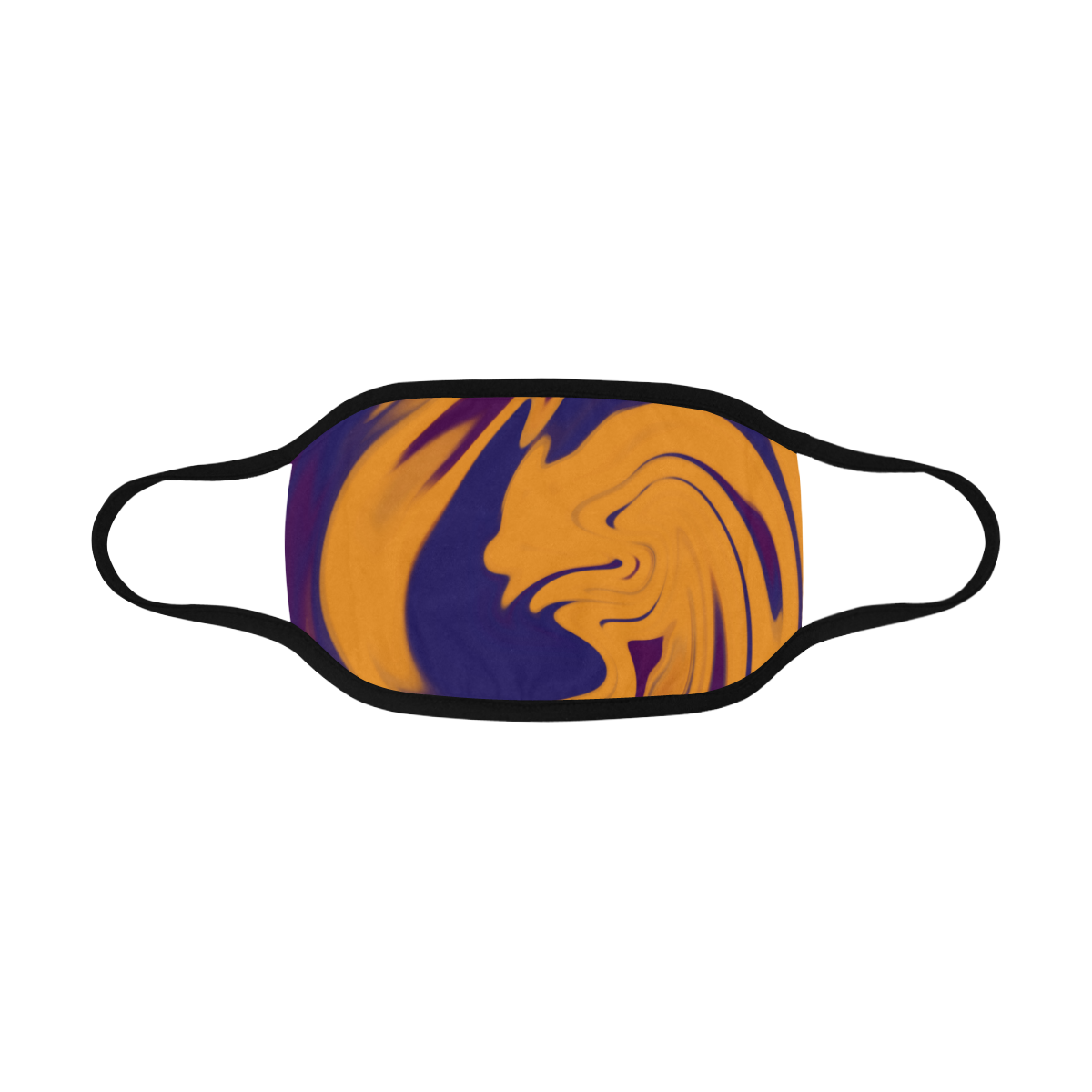 Amorph Orange Purple Psychdelic Mouth Mask
