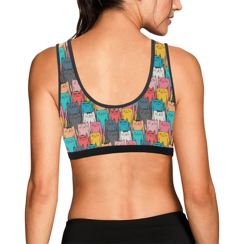 Women's All Over Print Sports Bra (Model T52)