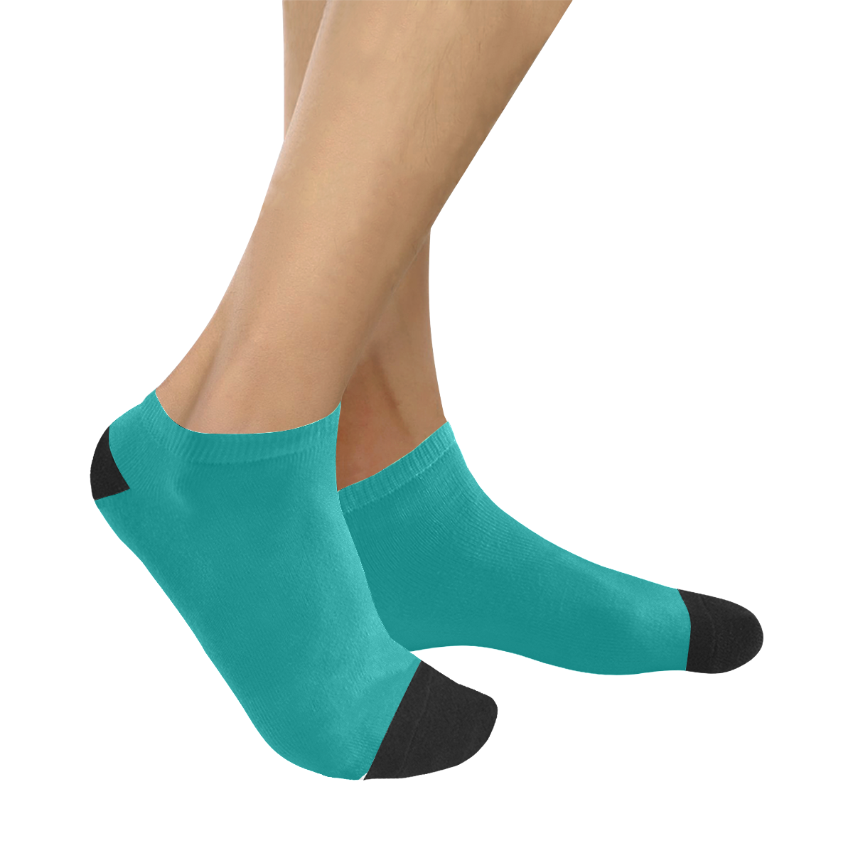 color dark cyan Women's Ankle Socks