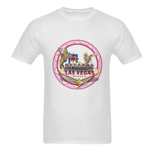 LasVegasIcons Poker Chip - Pink Men's T-shirt in USA Size (Front Printing Only) (Model T02)