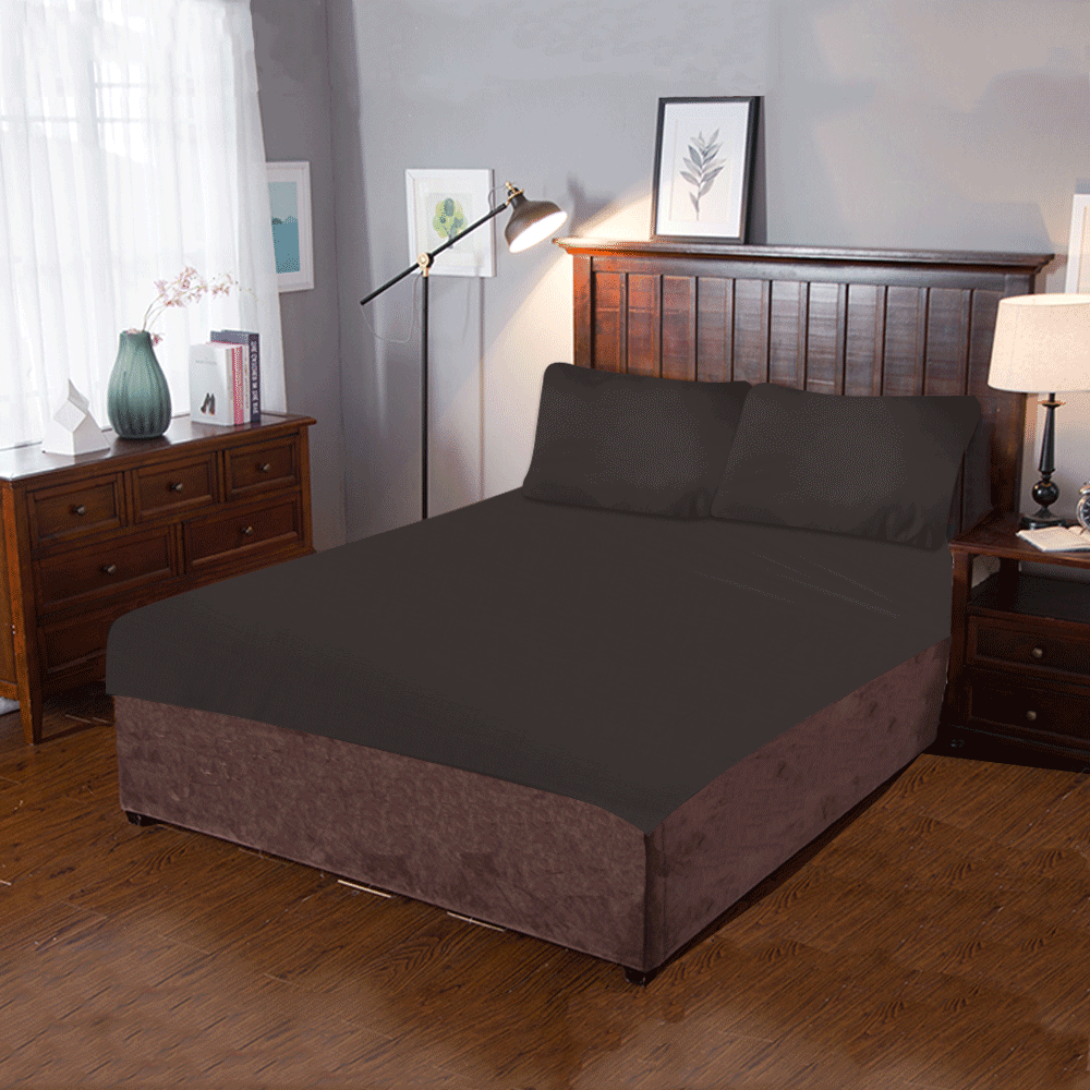 color licorice 3-Piece Bedding Set