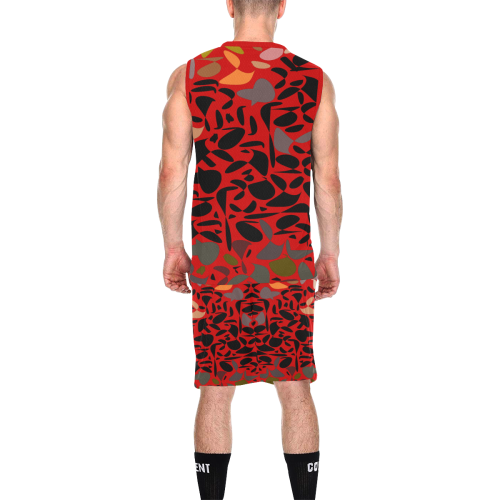 zappwaits Z5 All Over Print Basketball Uniform