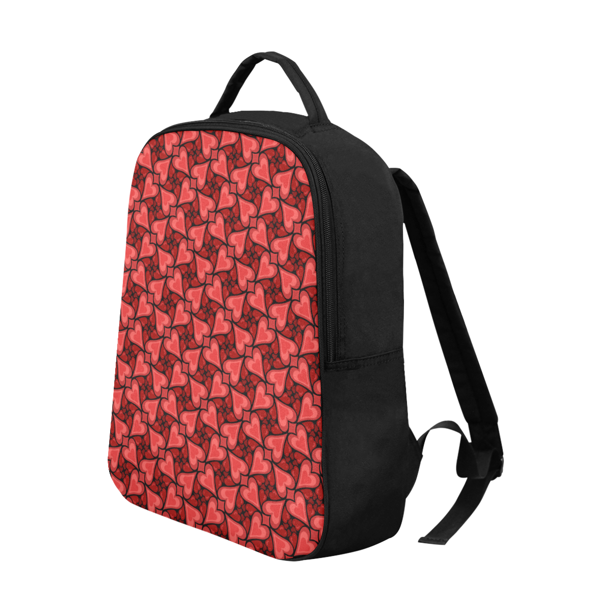 Red Hearts Love Pattern Popular Fabric Backpack (Model 1683)