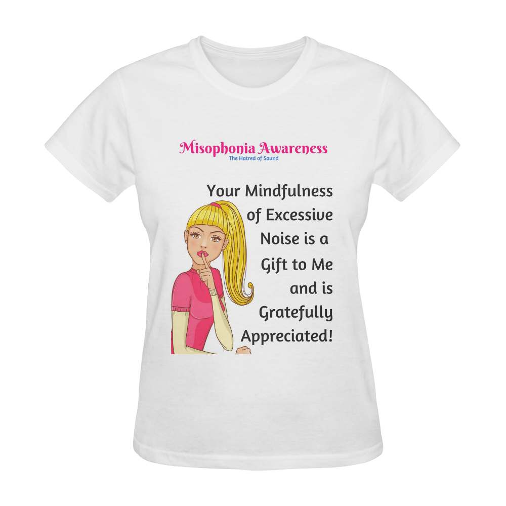 Misophonia Awareness Sunny Women's T-shirt (Model T05)