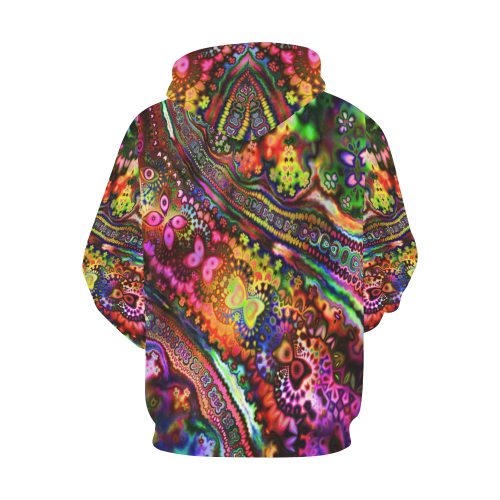 Rainbow River All Over Print Hoodie for Men/Large Size (USA Size) (Model H13)