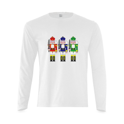 Nutcracker Christmas Toy Soldiers Sunny Men's T-shirt (long-sleeve) (Model T08)