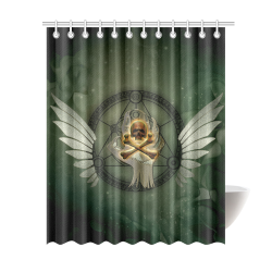 Skull in a hand Shower Curtain 69"x84"