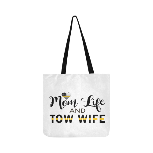 Mom Life And Tow Wife Reusable Shopping Bag Model 1660 (Two sides)