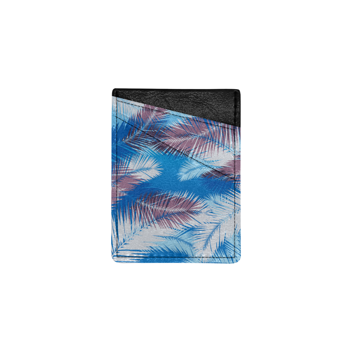 Ride the Wave- Palm Leaf Design Cell Phone Card Holder
