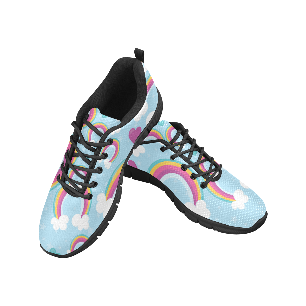 Rainbow Sky Women's Breathable Running Shoes (Model 055)