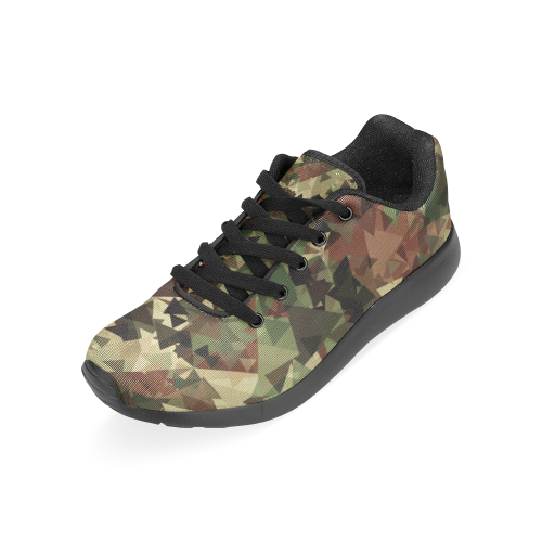 abstract camouflage Women’s Running Shoes (Model 020)