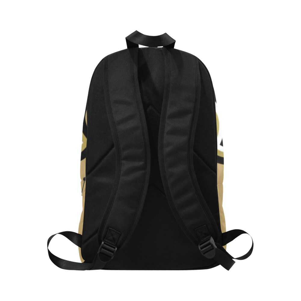 Saints Gold Book Bag Fabric Backpack for Adult (Model 1659)