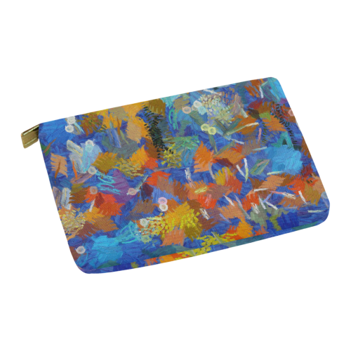 Colorful paint strokes Carry-All Pouch 12.5''x8.5''