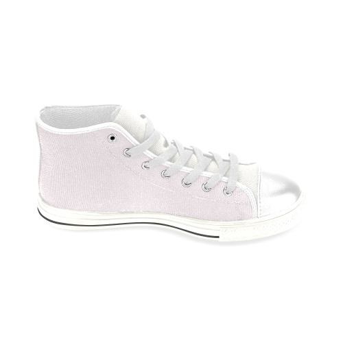 color lavender blush Men’s Classic High Top Canvas Shoes (Model 017)