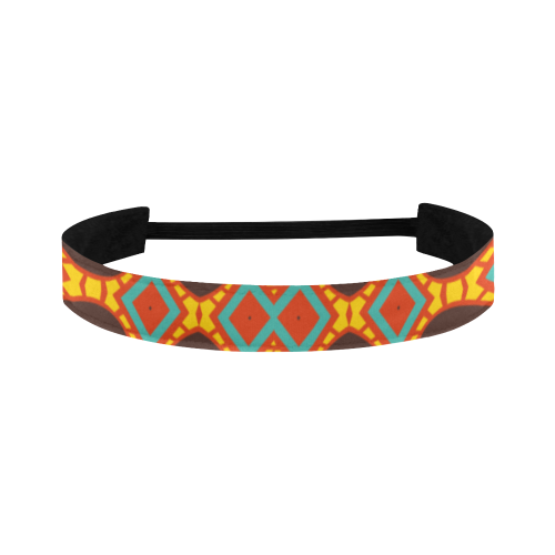 Ovals rhombus and squares Sports Headband