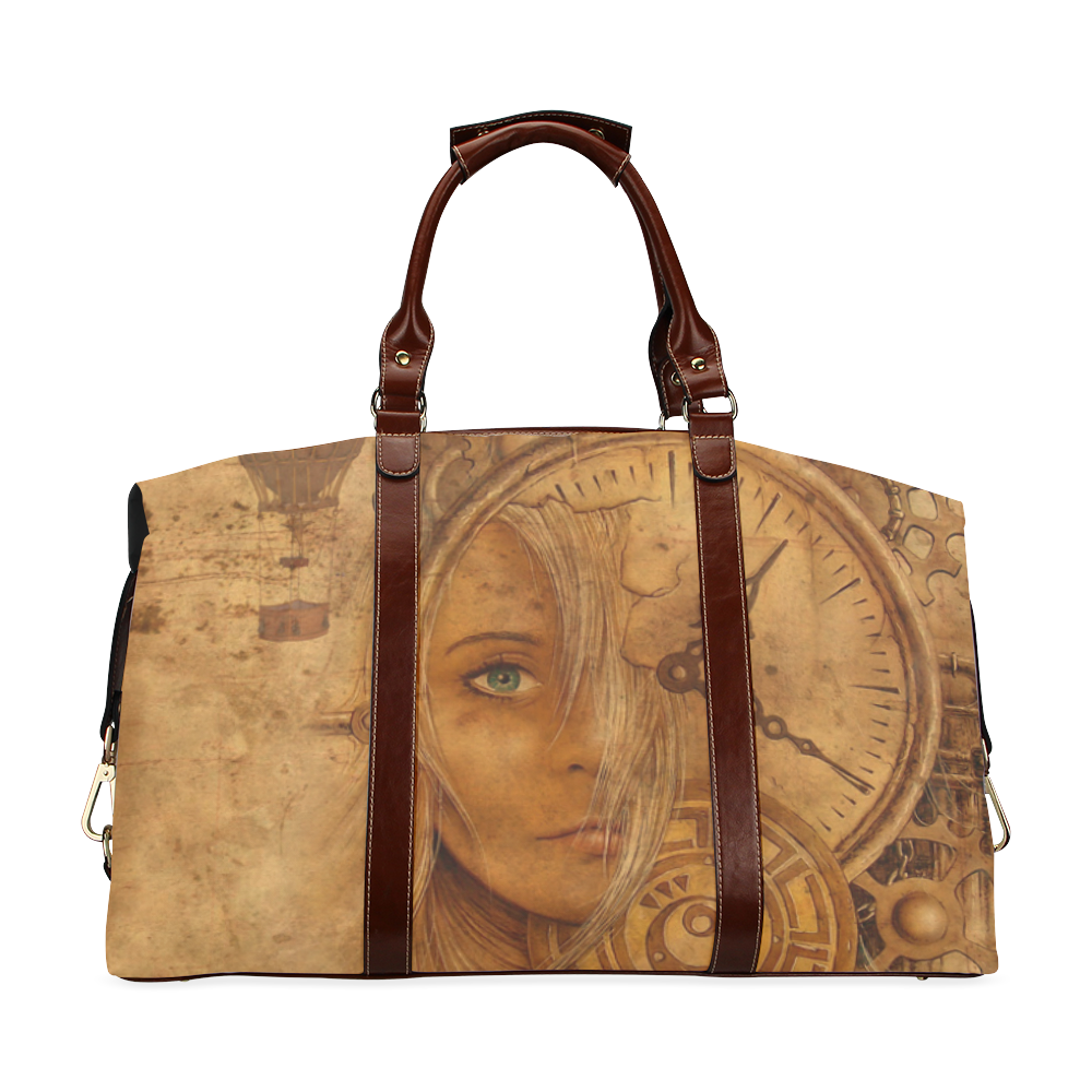 A Time Travel Of STEAMPUNK 1 Classic Travel Bag (Model 1643) Remake