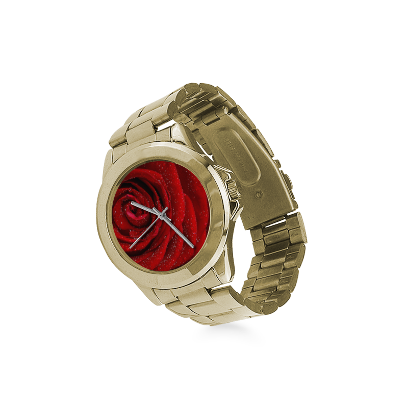 Red rosa Custom Gilt Watch(Model 101)