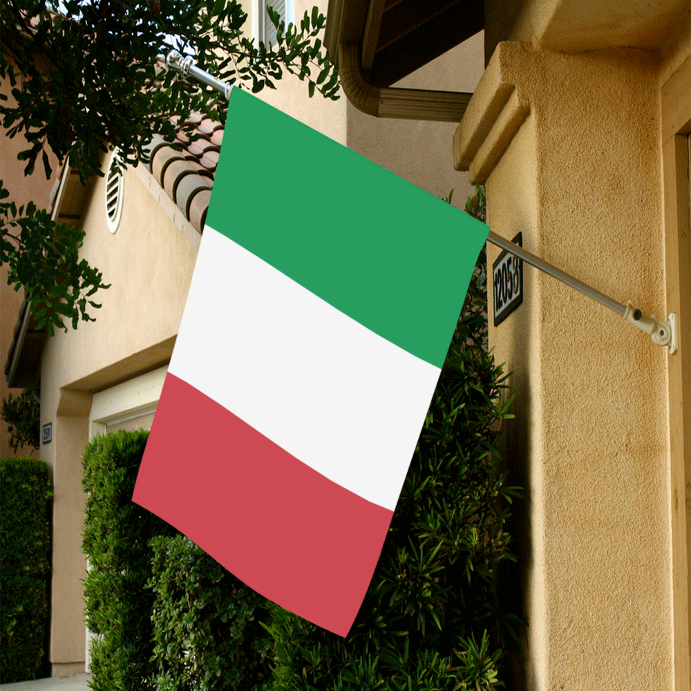 Flag_of_Italy Garden Flag 28''x40'' （Without Flagpole）