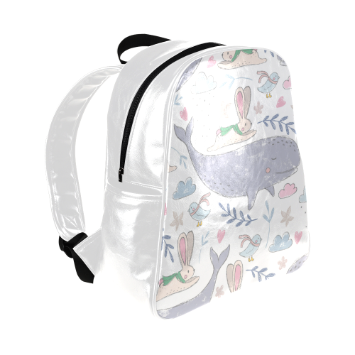 whale Multi-Pockets Backpack (Model 1636)