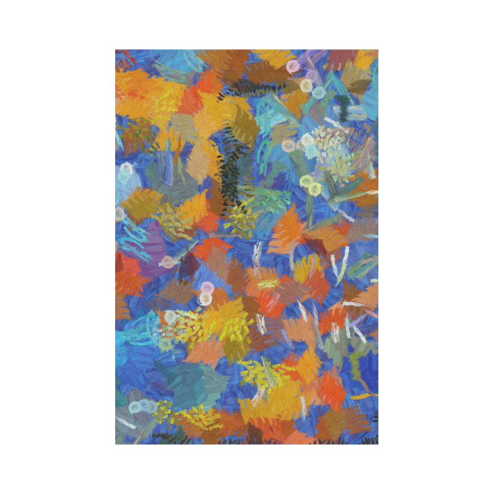 Colorful paint strokes Garden Flag 12‘’x18‘’（Without Flagpole）