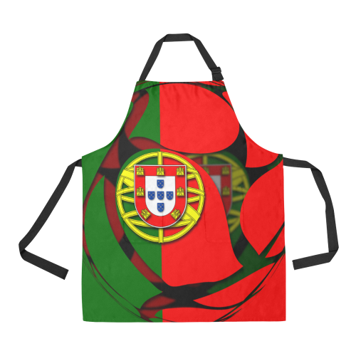 The Flag of Portugal All Over Print Apron