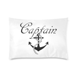For the Captain Custom Zippered Pillow Case 20"x30"(Twin Sides)