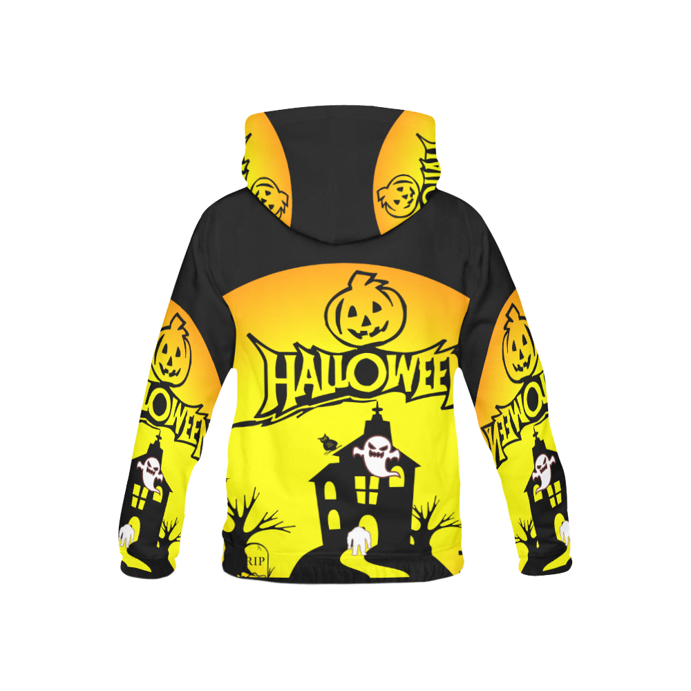 Halloween Night All Over Print Hoodie for Kid (USA Size) (Model H13)