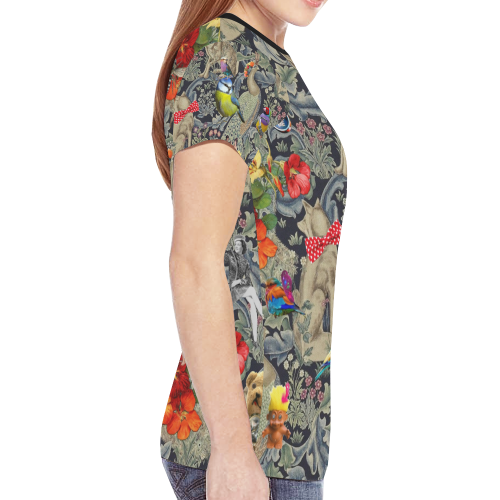 And Another Thing (bird) New All Over Print T-shirt for Women (Model T45)