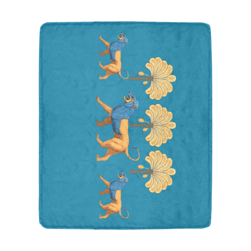 Lion of Mesopotamia Ultra-Soft Micro Fleece Blanket 50"x60"