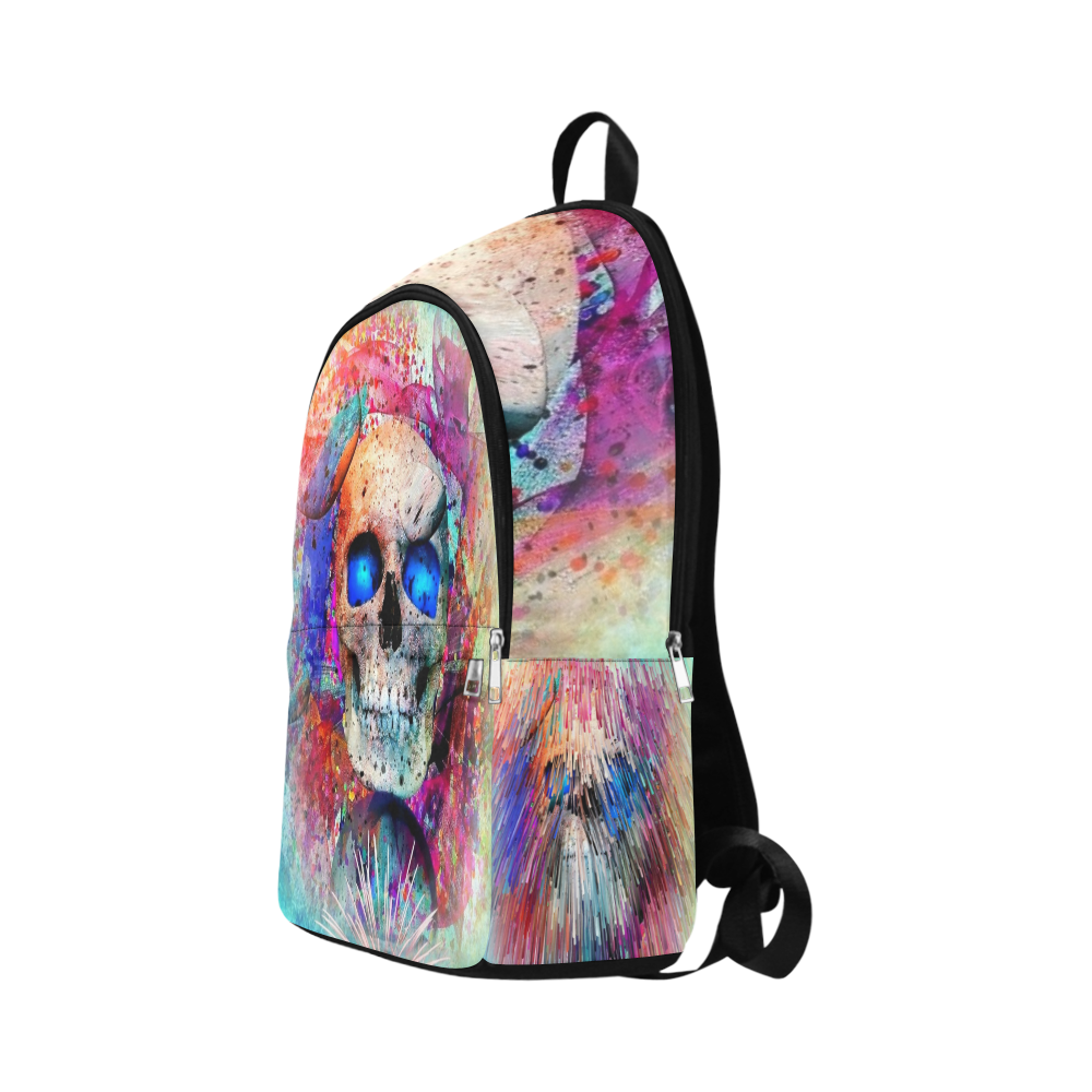 My Skull Popart by Nico Bielow Fabric Backpack for Adult (Model 1659)