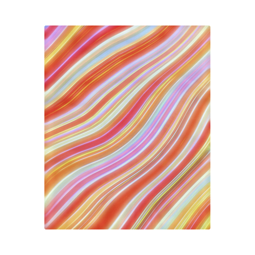 Wild Wavy Lines 37 Duvet Cover 86"x70" ( All-over-print)