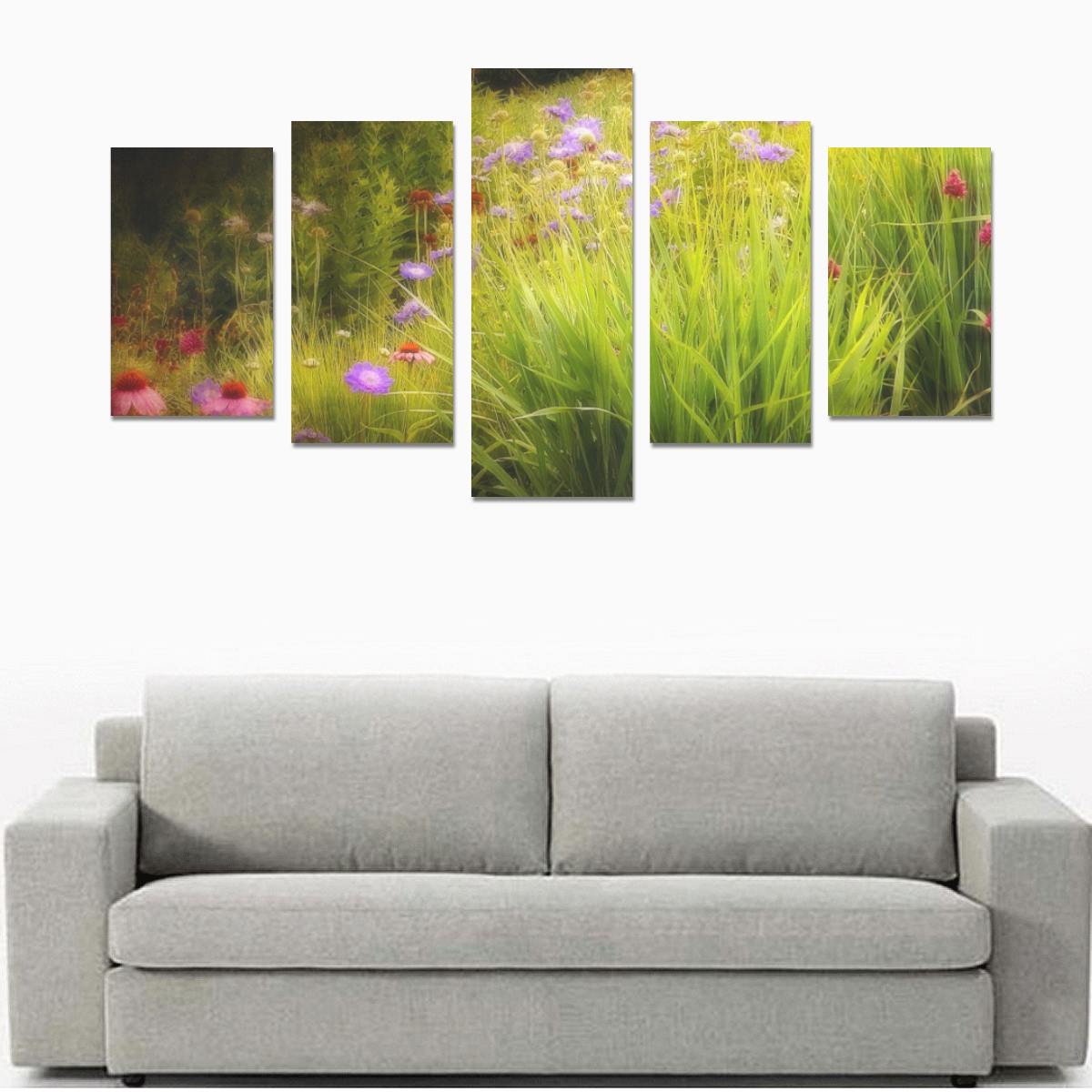 Wildflowers Canvas Print Sets C (No Frame)