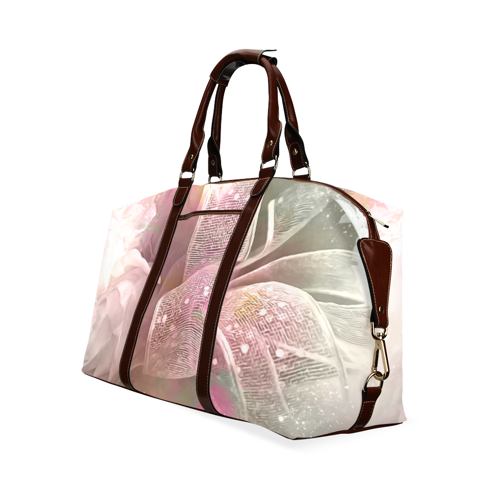 Beautiful soft roses Classic Travel Bag (Model 1643) Remake