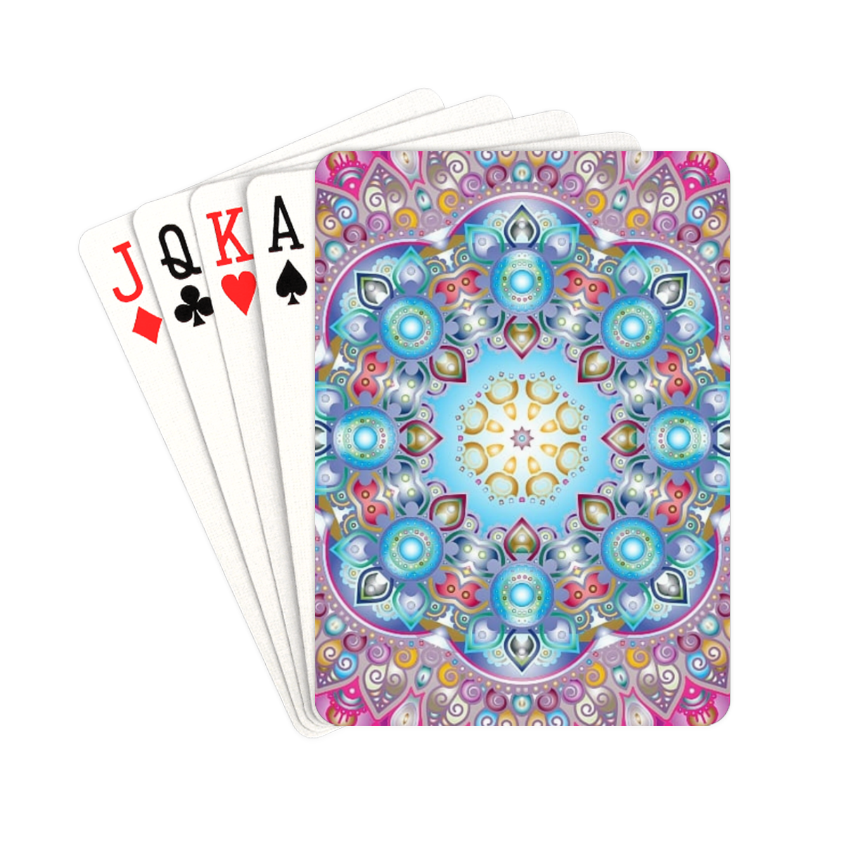 MANDALA DIAMONDS ARE FOREVER Playing Cards 2.5"x3.5"