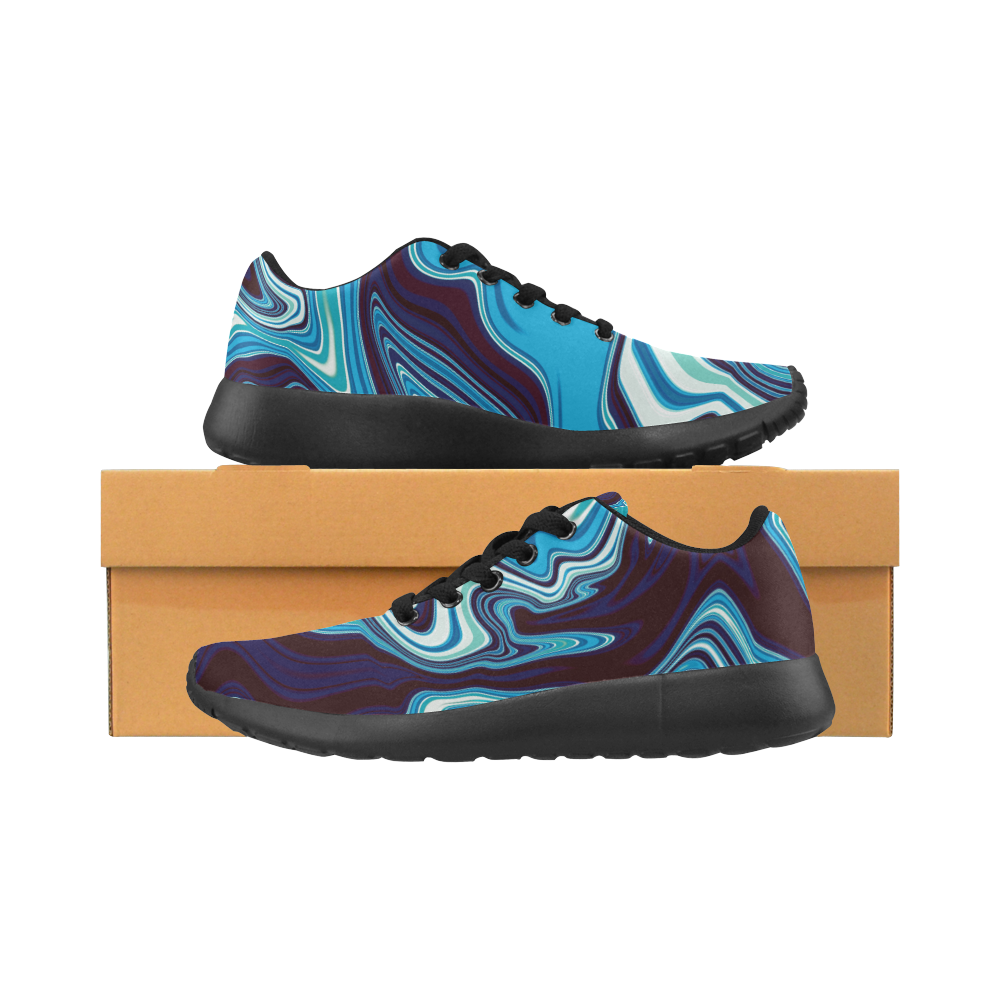 AbstractBlue Women’s Running Shoes (Model 020)