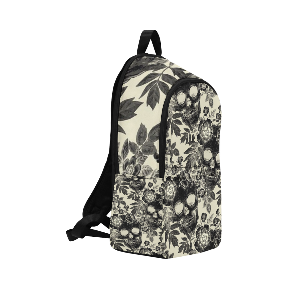 Woke Skulls Festival Momo Fabric Backpack for Adult (Model 1659)