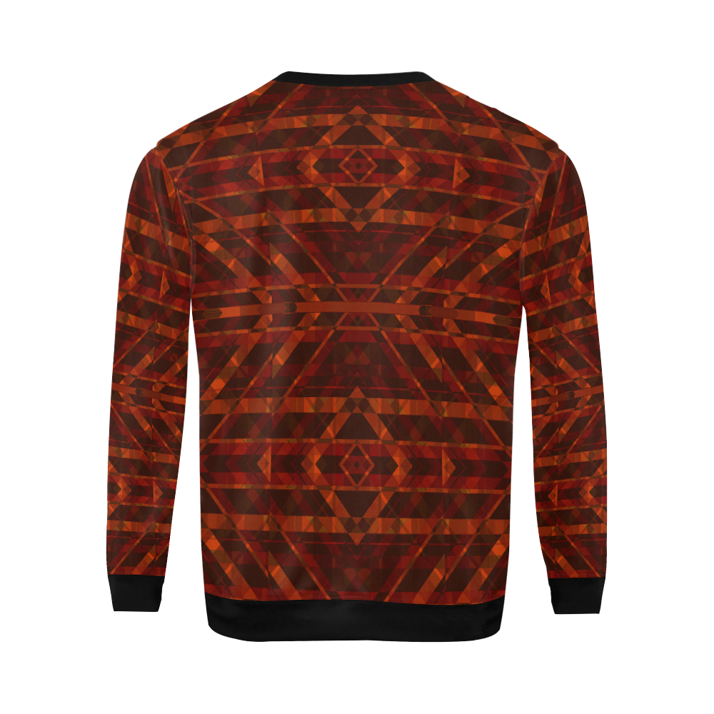 Sci Fi Horror Geometric design All Over Print Crewneck Sweatshirt for Men (Model H18)