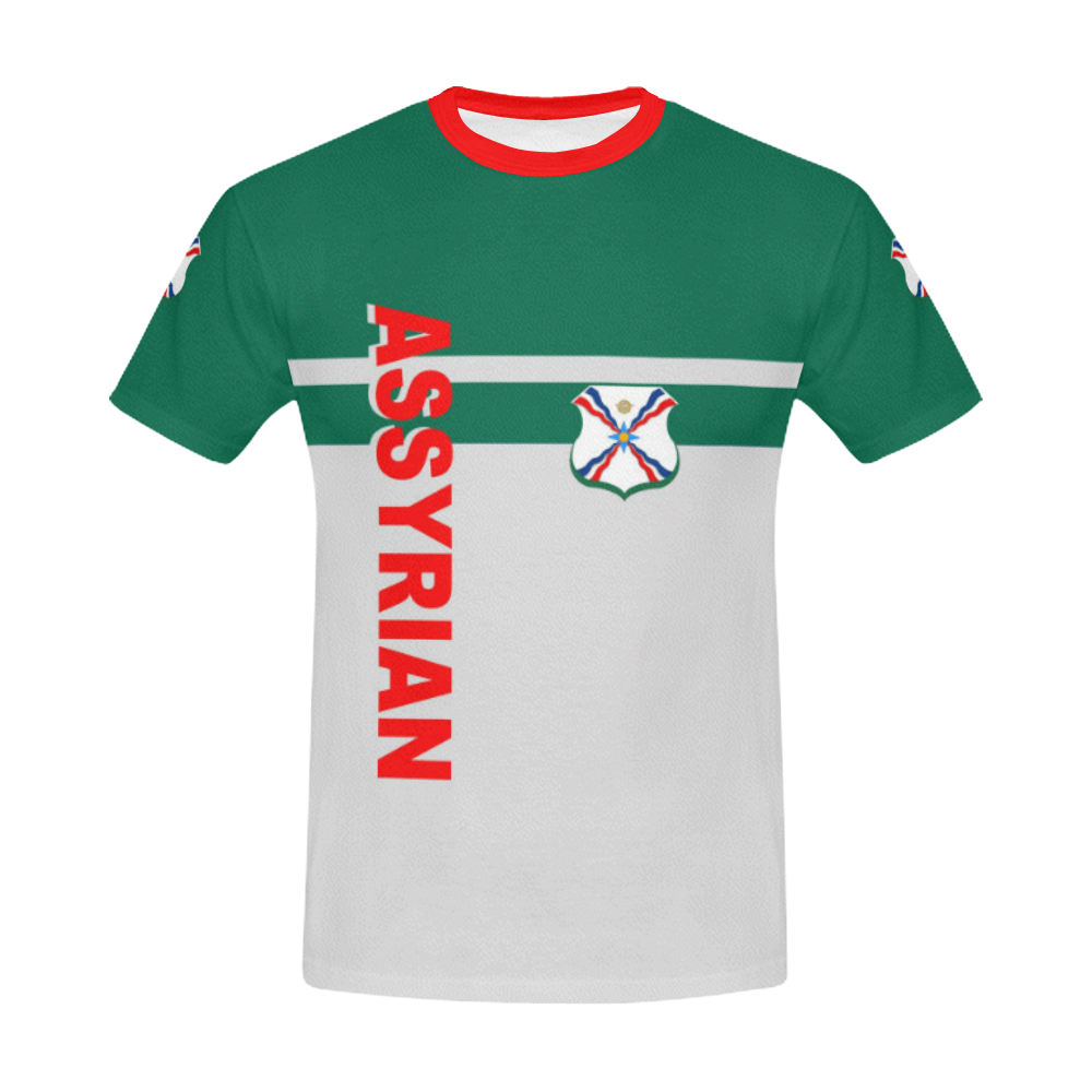 Elegant Assyrian All Over Print T-Shirt for Men/Large Size (USA Size) Model T40)