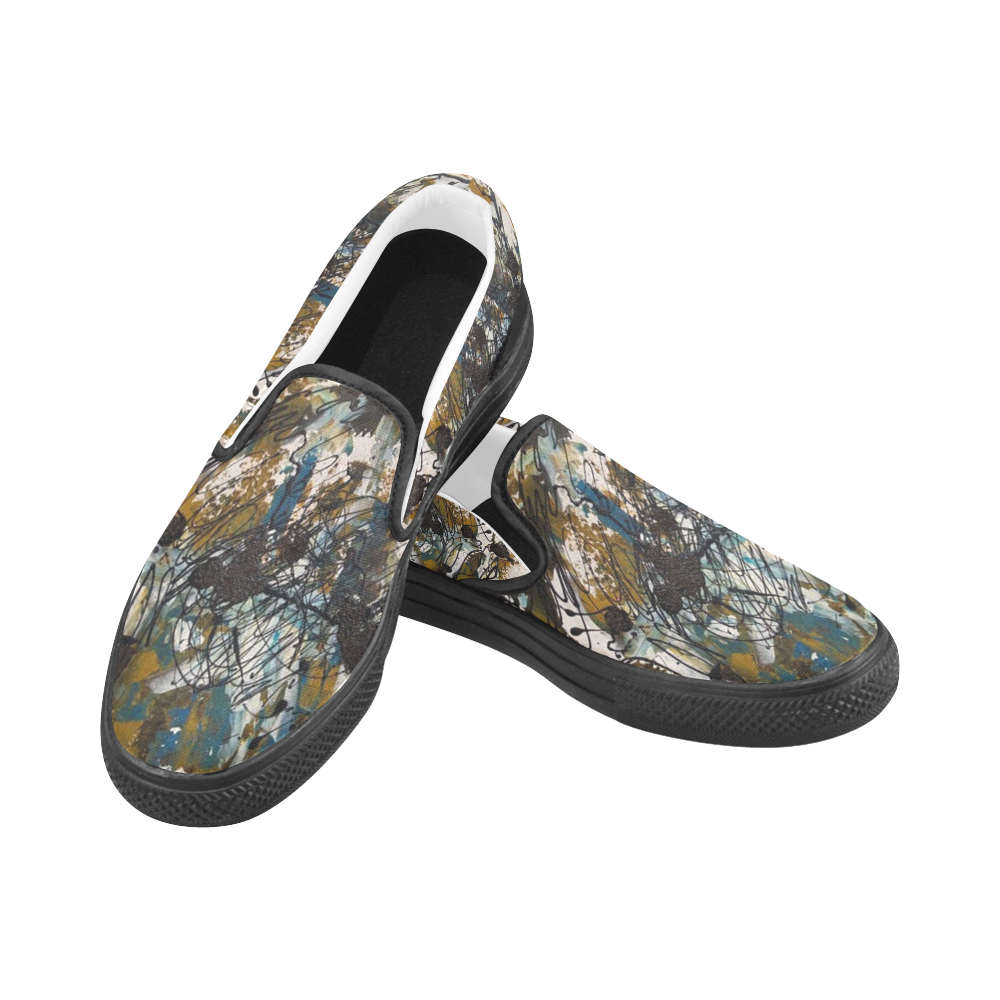 Dreams Women's Unusual Slip-on Canvas Shoes (Model 019)
