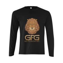 Lion Long Sleeve Shirt Wildlife Syndication  W.S Sunny Men's T-shirt (long-sleeve) (Model T08)