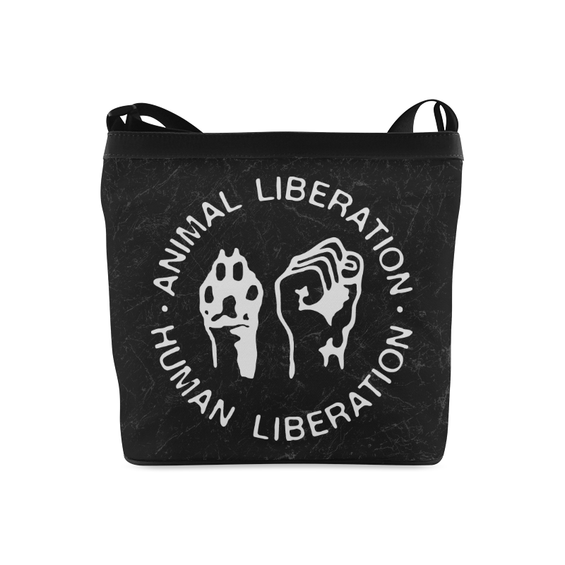 Animal Liberation, Human Liberation Crossbody Bags (Model 1613)