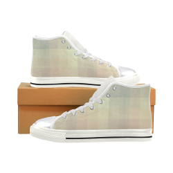 Like a Candy Sweet Pastel Pattern Women's Classic High Top Canvas Shoes (Model 017)